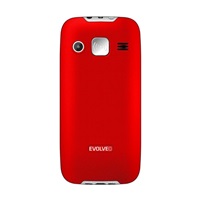 EVOLVEO EasyPhone XR, mobilní telefon pro seniory s nabíjecím stojánkem, červená