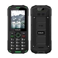 EVOLVEO StrongPhone X5, vodotěsný odolný Dual SIM telefon, černo-zelená