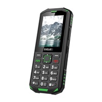 EVOLVEO StrongPhone X5, vodotěsný odolný Dual SIM telefon, černo-zelená