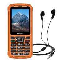 EVOLVEO StrongPhone Z6, vodotěsný odolný Dual SIM telefon, oranžová