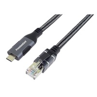 PremiumCord Ethernetový kabel USB-C na LAN RJ45 10/100/1000, 1m