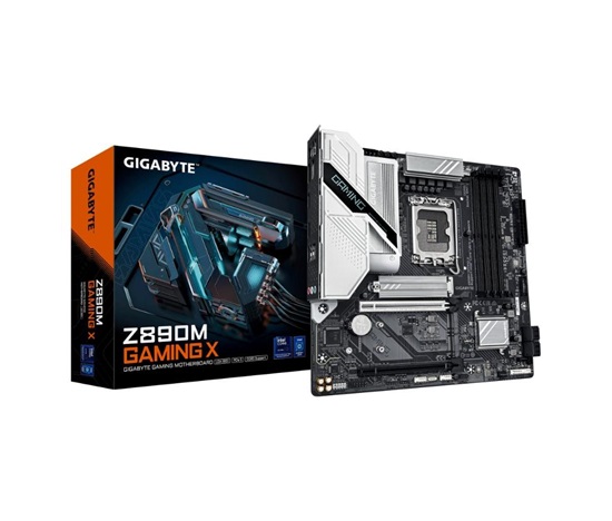 GIGABYTE MB Sc LGA1851 Z890M GAMING X, Intel Z890, 4xDDR5, 2xDP, 1xHDMI, WiFi, mATX