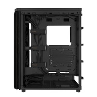 ASUS case PROART PA401 WOOD METAL, Mid Tower, ATX, 1xUSB-C Gen2x2, 2xUSB 3.0, 2x 160mm Fan, 1x 120mm Fan, černá