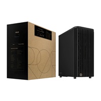 ASUS case PROART PA401 WOOD METAL, Mid Tower, ATX, 1xUSB-C Gen2x2, 2xUSB 3.0, 2x 160mm Fan, 1x 120mm Fan, černá