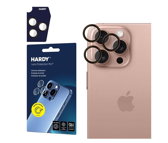 3mk Hardy Lens Protection Pro pro iPhone 16 Pro /16 Pro Max Brown