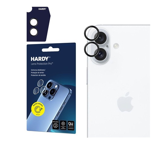 3mk Hardy Lens Protection Pro pro iPhone 16/16 Plus Black