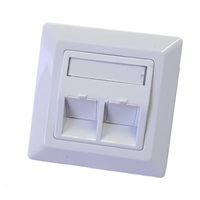 Zásuvka neosazená universální 2 port - 80x80