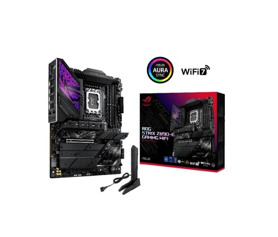 ASUS MB Sc LGA1851 ROG STRIX Z890-E GAMING WIFI, Intel Z890, 4xDDR5, 1xDP, 1xHDMI, 2xThunderbolt, WI-FI, ATX