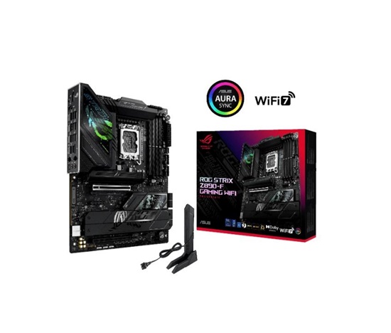 ASUS MB Sc LGA1851 ROG STRIX Z890-F GAMING WIFI, Intel Z890, 4xDDR5, 1xDP, 1xHDMI, 2xThunderbolt, WI-FI, ATX