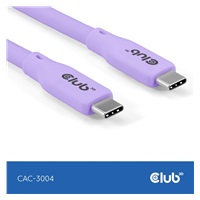 Club3D Kabel USB-C 4.0, 20Gbps, 4K60Hz, PD 240W, 2m, fialová
