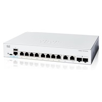 Cisco Catalyst switch C1300-8T-E-2G (8xGbE,2xGbE/SFP combo,fanless) - REFRESH