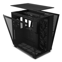 BAZAR - NZXT skříň H9 Flow dvoukomorová ATX / 4x120mm fan / až 10xfan / perforovaný top / proskl. bočnice, poškozený oba
