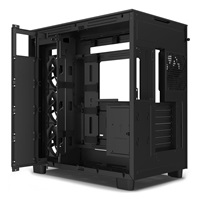 BAZAR - NZXT skříň H9 Flow dvoukomorová ATX / 4x120mm fan / až 10xfan / perforovaný top / proskl. bočnice, poškozený oba