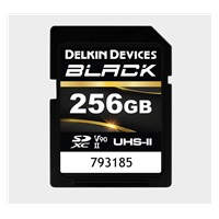 Delkin SDXC BLACK Rugged UHS-II R300/W250 (V90) 256GB (new)