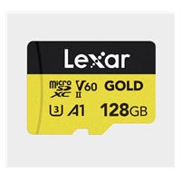 Lexar microSDXC GOLD UHS-II/C10/A1/U3 R280/W100 (V60) 128GB