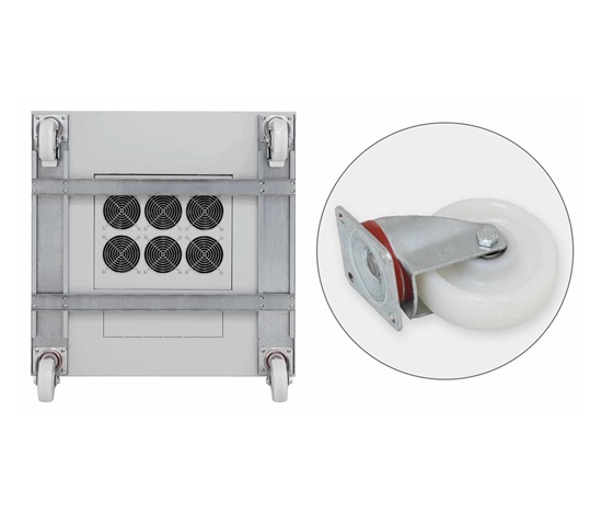 TRITON Kolečka s vyztužujícím rámem pro RMA/RZA nosnost 900 kg, RDA/RTA nosnost 1050 kg