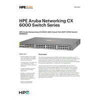 HPE Aruba Networking CX 6000 48G Class4 PoE 4SFP 370W Switch R8N85A RENEW