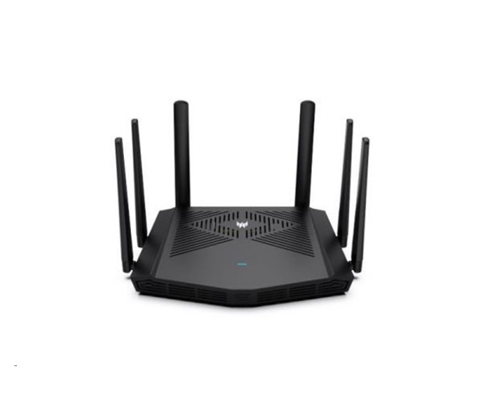 Acer Router Predator Connect W6x - Wifi 6 router, black, 802.11 a/b/g/n/ac/ax 2.4 GHz / 5 GHz, 4x4 MU MIMO