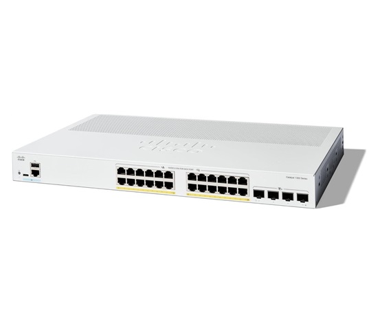 Cisco Catalyst switch C1300-24FP-4X (24xGbE,4xSFP+,24xPoE+,375W) - REFRESH