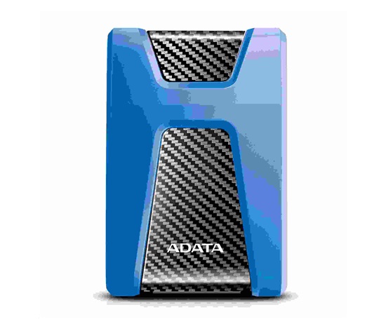 BAZAR -  ADATA Externí HDD 1TB USB 3.1 DashDrive Durable HD650, modrý (gumový, nárazu odolný), rozbaleno