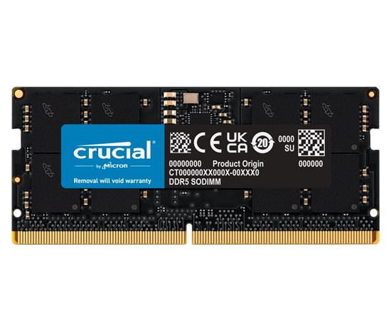 CRUCIAL SODIMM DDR5 16GB 4800MHz CL40