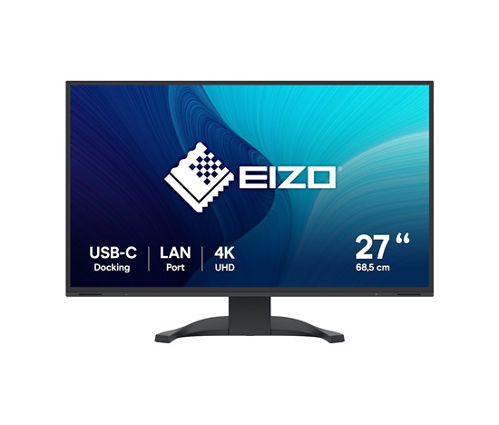 EIZO MT 27" EV2740X-BK FlexScan, IPS, 3840x2160, 350nit, 2000:1, 14ms, DisplayPort, 2xHDMI, USB-C, USB, Repro, Černý