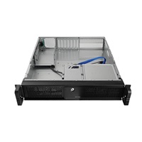 CHIEFTEC skříň Rackmount 2U mATX/ATX, UNC-209SR-B-OP, 20" Slide Rail, Black