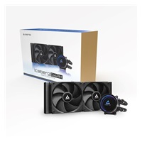 CHIEFTEC vodní chlazení CPU Iceberg 240 Dark, 2x120mm, ARGB vodní blok, LGA1851, AM5, černá