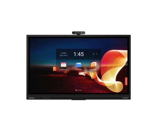 LENOVO LCD T65 - 65”,IPS,matný,16:9,3840x2160,Touch,60Hz,8ms,400cd/m2,1200:1,HDMI,DP,USB-C,ThB,RJ45,USBHub,VESA