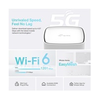 TP-Link Archer NX600 EasyMesh WiFi6 5G, 4G LTE router (AX3600,2,4GHz/5GHz,2xGbELAN,1x2,5GbELAN/WAN,5G,4G LTE,1xnanoSIM)