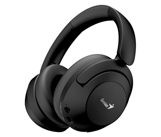 GENIUS sluchátka HS-810BT, Bluetooth 5.3, USB-C, černá