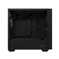 ASUS case A21 PLUS, Mini Tower, průhledná bočnice, 4x 120mm ARGB Fan, černá
