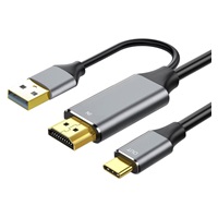 PREMIUMCORD Adaptér HDMI 2.0 na USB-C, 4K@60Hz, 2m