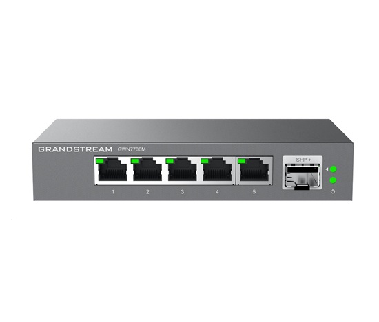 Grandstream GWN7700MP Unmanaged Network Switch 5 2,5Gb portů / 1 SFP+