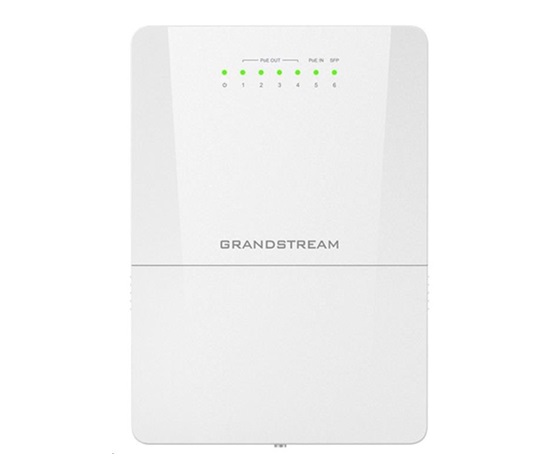 Grandstream GWN7711R venkovní L2 Lite managed switch, 5xGbE, 4xPoE+, IP66