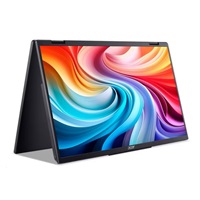 ACER LCD PD163Qbmiuux DUAL SCREEN 40cm (15.6") IPS LED, FHD 1920x1080@60Hz, 250cd/m2, 170/170, 2x2W repro, Black