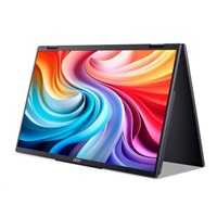 ACER LCD PD163Qbmiuux DUAL SCREEN 40cm (15.6") IPS LED, FHD 1920x1080@60Hz, 250cd/m2, 170/170, 2x2W repro, Black