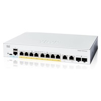 Cisco Catalyst switch C1200-8FP-2G (8xGbE,2xGbE/SFP combo,8xPoE+,120W,fanless) - REFRESH