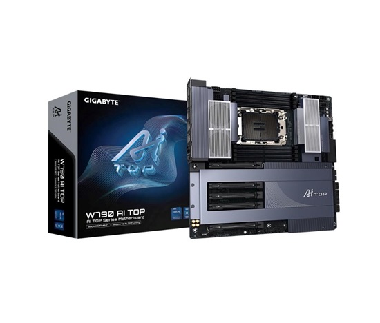 GIGABYTE MB Sc LGA4677 W790 AI TOP, Intel W790, 8xDDR5, WI-FI, E-ATX