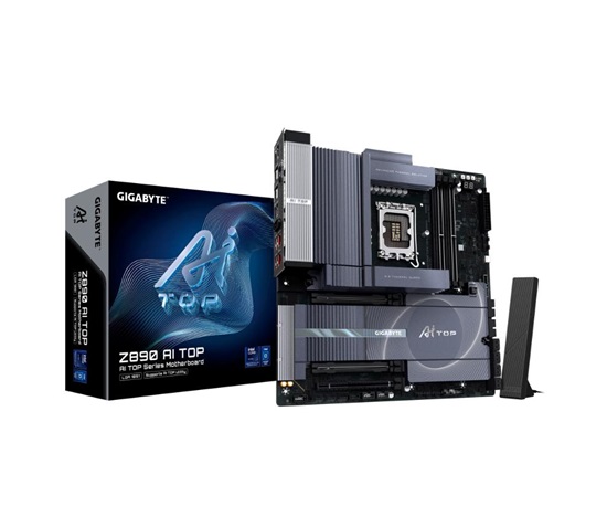 GIGABYTE MB Sc LGA1851 Z890 AI TOP, Intel Z890, 4xDDR5, 3xThunderbolt, 1xHDMI, WI-FI, E-ATX