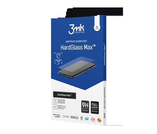 3mk tvrzené sklo HardGlass Max Black pro Samsung Galaxy S22+ 5G