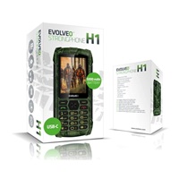 EVOLVEO StrongPhone H1, vodotěsný odolný Dual SIM telefon, kamufláž