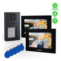 EVOLVEO DoorPhone AP2-2 drátový videotelefon pro dva byty s aplikací, černá