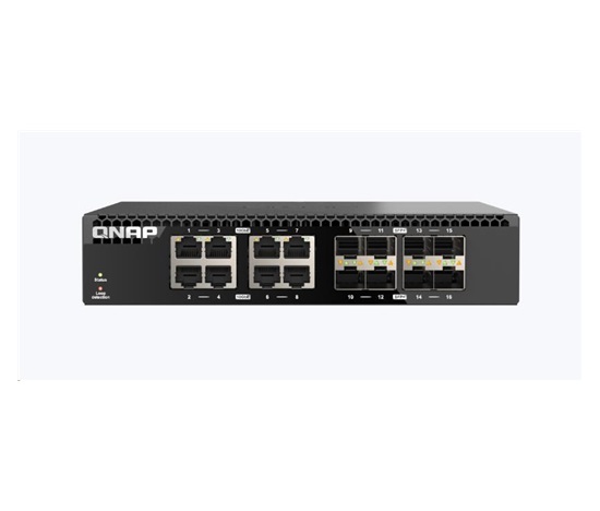 QNAP switch QSW-3216R-8S8T (8xSFP+,8x10GbE)