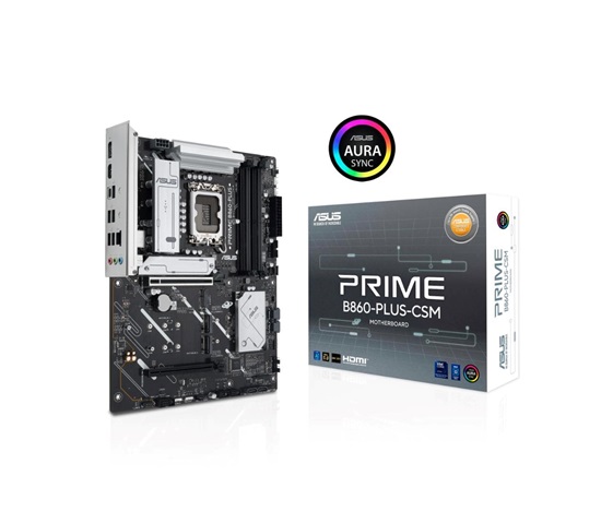 ASUS MB Sc LGA1851 PRIME B860-PLUS-CSM, Intel B860, 4xDDR5, 1xDP, 1xHDMI, ATX