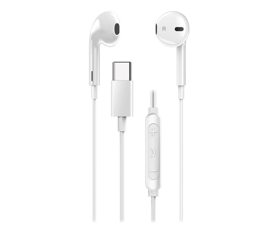 GENIUS sluchátka HS-M365 headset, mikrofon, USB-C, bílá