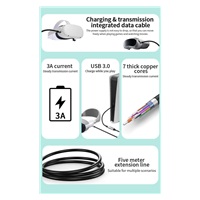 PREMIUMCORD USB-C repeater a prodlužovací kabel Male-Female, 5Gbps Aluminium 15m