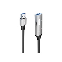 PREMIUMCORD USB 3.2. repeater a prodlužovací kabel Male-Female, 5Gbps Aluminium 5m