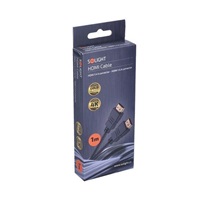 Solight HDMI kabel s Ethernetem, HDMI 1.4 A konektor - HDMI 1.4 A konektor, blistr, 1m