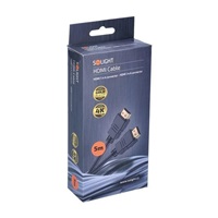 Solight HDMI kabel s Ethernetem, HDMI 1.4 A konektor - HDMI 1.4 A konektor, blistr, 5m